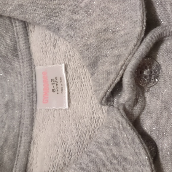 Gymboree Gray sparkly jacket size 6-12 months. Adorable - Picture 9 of 9